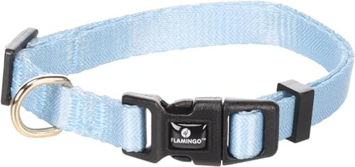 Noekie Flamingo Halsband für kleine Hunde aus Nylon in Blau Größe XS - 1 Stk. – Bild 1 von 6