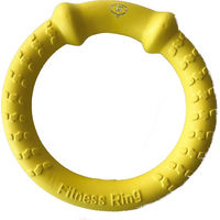 Produktbild von Nomad Tales Bloom Fitness Ring Kauspielzeug für Hunde aus Kunststoff Gelb Größe L Ø 30 cm