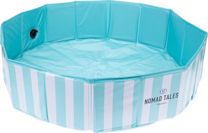 Produktbild von Nomad Tales Bloom Gestreifter Hundepool aus Kunststoff Ø 80 x H 20 cm