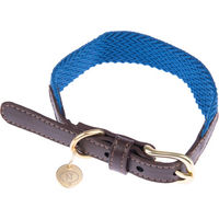 Produktbild von Nomad Tales Bloom Halsband Blau aus Polyester Größe S 36-40 cm Halsumfang 25 mm breit
