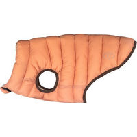 Produktbild von Nomad Tales Bloom Hundemantel Puffer Winter Orange Beige 45 cm Rückenlänge