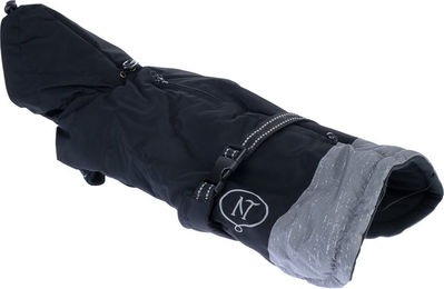 Produktbild von Nomad Tales Bloom Hundemantel Schwarz aus Nylon wasserabweisend für den Winter