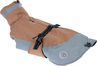 Produktbild von Nomad Tales Bloom Hundemantel Warm Taupe wasserabweisend aus Nylon
