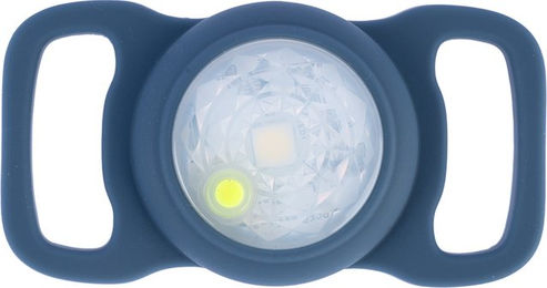 Produktbild von Nomad Tales Bloom Licht für Halsband und Geschirr blau wasserabweisend mit wiederaufladbarem Akku