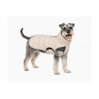 Produktbild von Nomad Tales Bloom Quilted Comfort Hundemantel Beige 50 cm Windabweisende Gesteppte Hundejacke für große Hunde