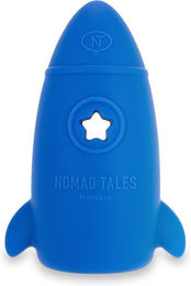 Nomad Tales Bloom Snackspielzeug Rocket aus Silikon Größe S Blau – Bild 1 von 10