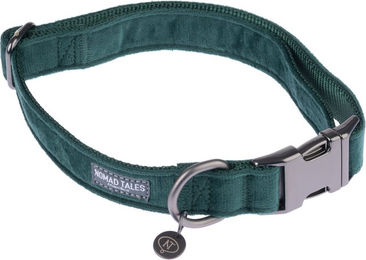 Produktbild von Nomad Tales Blush Halsband für Hunde in Emerald Grün Größe M aus wasserabweisendem Polyester