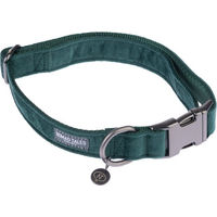 Produktbild von Nomad Tales Blush Halsband für Hunde in Emerald Grün Größe M aus wasserabweisendem Polyester