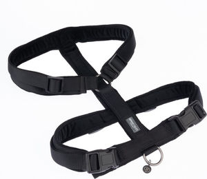 Produktbild von Nomad Tales Blush Hundegeschirr Ebony Schwarz Größe XL aus Polyester