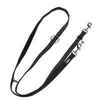 Produktbild von Nomad Tales Blush Hundeleine Ebony Schwarz 200cm aus Polyester und Nylon
