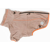 Produktbild von Nomad Tales Blush Hundemantel aus Fleece in Braun mit 70 cm Rückenlänge
