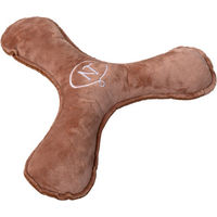 Produktbild von Nomad Tales Blush Plüsch Boomerang Hundespielzeug für Welpen in Rot 30 x 30 x 5 cm