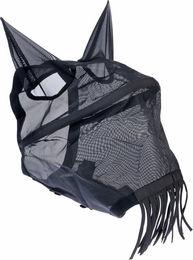 Produktbild von Nomad Tales Fliegenmaske mit Ohren- und Nüsternschutz für Ponys in Schwarz aus Polyester