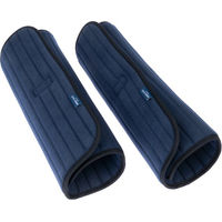 Produktbild von Nomad Tales Gamaschen aus Flanell mit Klett in Marineblau Größe S (2 Stück)