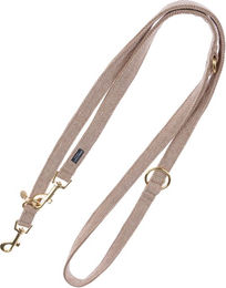Produktbild von Nomad Tales Hundeleine aus Polyester in Sand Beige Gold 200 cm lang und 20 mm breit