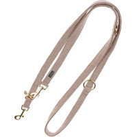 Produktbild von Nomad Tales Hundeleine aus Polyester in Sand Beige Gold 200 cm lang und 20 mm breit