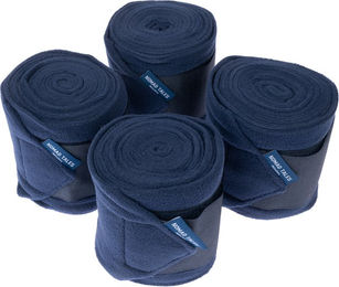 Produktbild von Nomad Tales Pferde Gamaschen aus Fleece in Blau für Warmblut 4er Set
