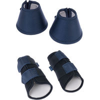 Produktbild von Nomad Tales Set aus Gamaschen und Hufglocken in Blau Größe M aus Elastan und Polyester
