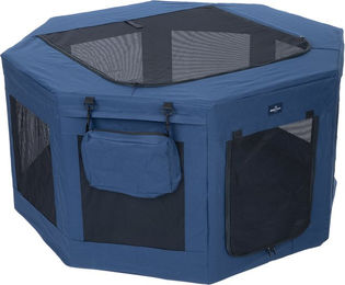 Produktbild von Nomad Tales Spirit Faltbarer Welpenauslauf Laufstall aus Oxford-Gewebe L 124 x B 124 x H 62 cm