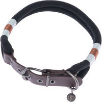 Produktbild von Nomad Tales Spirit Halsband Schwarz aus Polyester Größe S 36-40 cm Halsumfang 30 mm breit