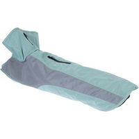 Produktbild von Nomad Tales Spirit Hunderegenmantel Reflective Mint Waterproof aus Polyester mit 45 cm Rückenlänge