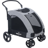 Produktbild von Nomad Tales Spirit Katzenbuggy für große Rassen in Grau Schwarz aus Polyester