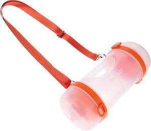 Produktbild von Nomad Tales Spirit Reise-Fütterungsstation aus Kunststoff in Orange und Transparent 2 x 500 ml - 2 x 500 ml