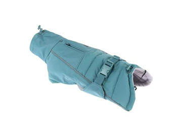 Nomad Tales Spirit Softshell Hundemantel Pacific Wintermantel wasserabweisend mit Fleece-Futter Türkis Größe S – Bild 1 von 5