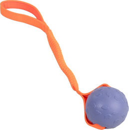 Produktbild von Nomad Tales Spirit Spielball mit Gummizug aus Nylon für Hunde in Bunt Ø 8 x L 55 cm
