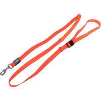 Produktbild von Nomad Tales Spirit USB LED Joggingleine aus Nylon in Orange mit wiederaufladbarem Akku 180-250 cm lang und 25 mm breit