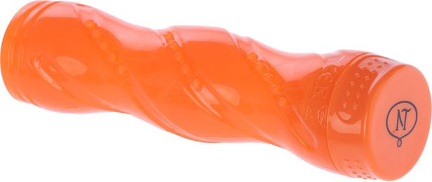 Produktbild von Nomad Tales Spirit USB LED Knochen Kauspielzeug aus TPR in Orange Größe L 17 x Ø 4 cm