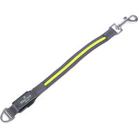 Produktbild von Nomad Tales Spirit USB LED Leinenverlängerung aus Nylon in Neongelb und Grau Größe S/M