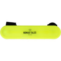 Produktbild von Nomad Tales Spirit USB Leuchtband aus Silikon wasserdicht wiederaufladbar Grün Gelb 12,2 x 2,7 x 1 cm