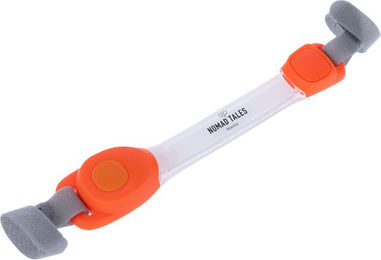 Produktbild von Nomad Tales Spirit USB Leuchtband Jelly Orange aus Silikon wasserabweisend und wiederaufladbar L 18,5 x B 3,5 x H 1,7 cm