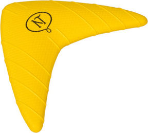 Produktbild von Nomad Tales Spirit Wasserspielzeug Boomerang aus Gummi Gelb L 23 x B 15 cm