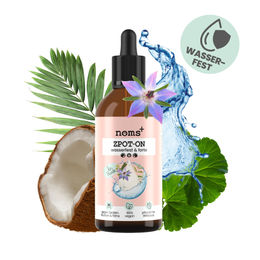 noms+ Zpot-on Wasserfester Parasitenschutz für Hunde mit Kokosöl 100ml – Bild 1 von 1