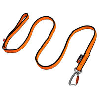 Produktbild von NON-stop dogwear Bungee Joggingleine für Hunde aus Polyester Orange Schwarz 2 m - 2 m