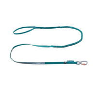 Produktbild von Non-stop dogwear Bungee Touring Joggingleine für Hunde aus Nylon in Türkis 3,8m