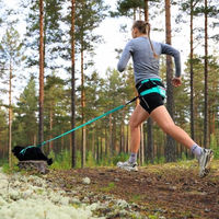 Produktbild von Non-stop dogwear CaniX Belt 2.0 Hüftgurt für Hunde aus Nylon in Türkis/Rosa Größe S