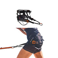 Produktbild von Non-stop dogwear CaniX Laufgurt Sportgeschirr für Hunde in Schwarz Größe L aus Nylon
