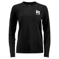 Produktbild von Non-stop dogwear Damen Drirelease Wool Longsleeve T-Shirt Schwarz Größe S