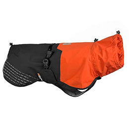Non-stop dogwear Fjord Raincoat wasserdichter Regenmantel für mittlere Hunde Orange Schwarz Größe M - 1 Stk. – Bild 1 von 2