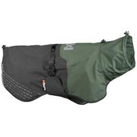Produktbild von Non-stop dogwear Fjord Regenmantel für Hunde wasserdicht und atmungsaktiv Grün/Grau Größe 60