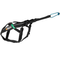 Produktbild von Non-stop dogwear Freemotion H-Back Hundegeschirr Schwarz Größe 10 aus wasserabweisendem Nylon