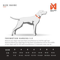 Produktbild von Non-stop dogwear Freemotion Harness 5.0 Sportgeschirr für Hunde Orange Schwarz