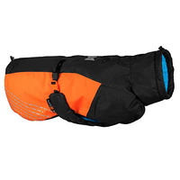 Produktbild von Non-stop dogwear Glacier Jacket 2.0 Hundejacke für kleine Hunde wasserdicht Schwarz/Orange Größe 27