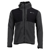 Produktbild von Non-stop dogwear Herren Kapuzenjacke Hoodie FZ schwarz/grau Größe XL