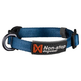 Non-stop dogwear Hundehalsband Tumble Collar für Welpen aus Nylon in Rosa Lila oder Blau Größe XS – Bild 1 von 6