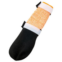 Produktbild von Non-stop dogwear Hundeschuhe Protector Bootie wasserabweisend Gummi Schwarz/Orange Größe XS