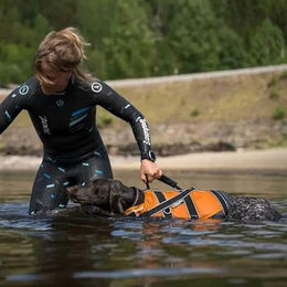 Non-stop dogwear Hundeschwimmweste Safe Life Jacket 2.0 Orange Größe 6 – Bild 1 von 5